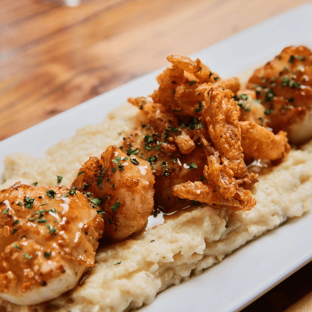 Pan Seared Shrimp & Scallops