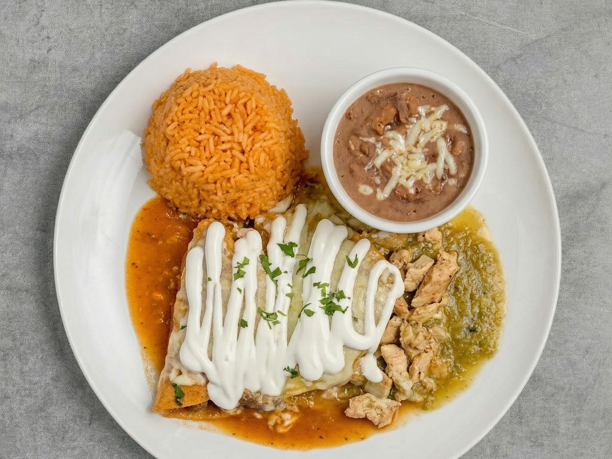 Chicken Enchilada Beef Enchilada