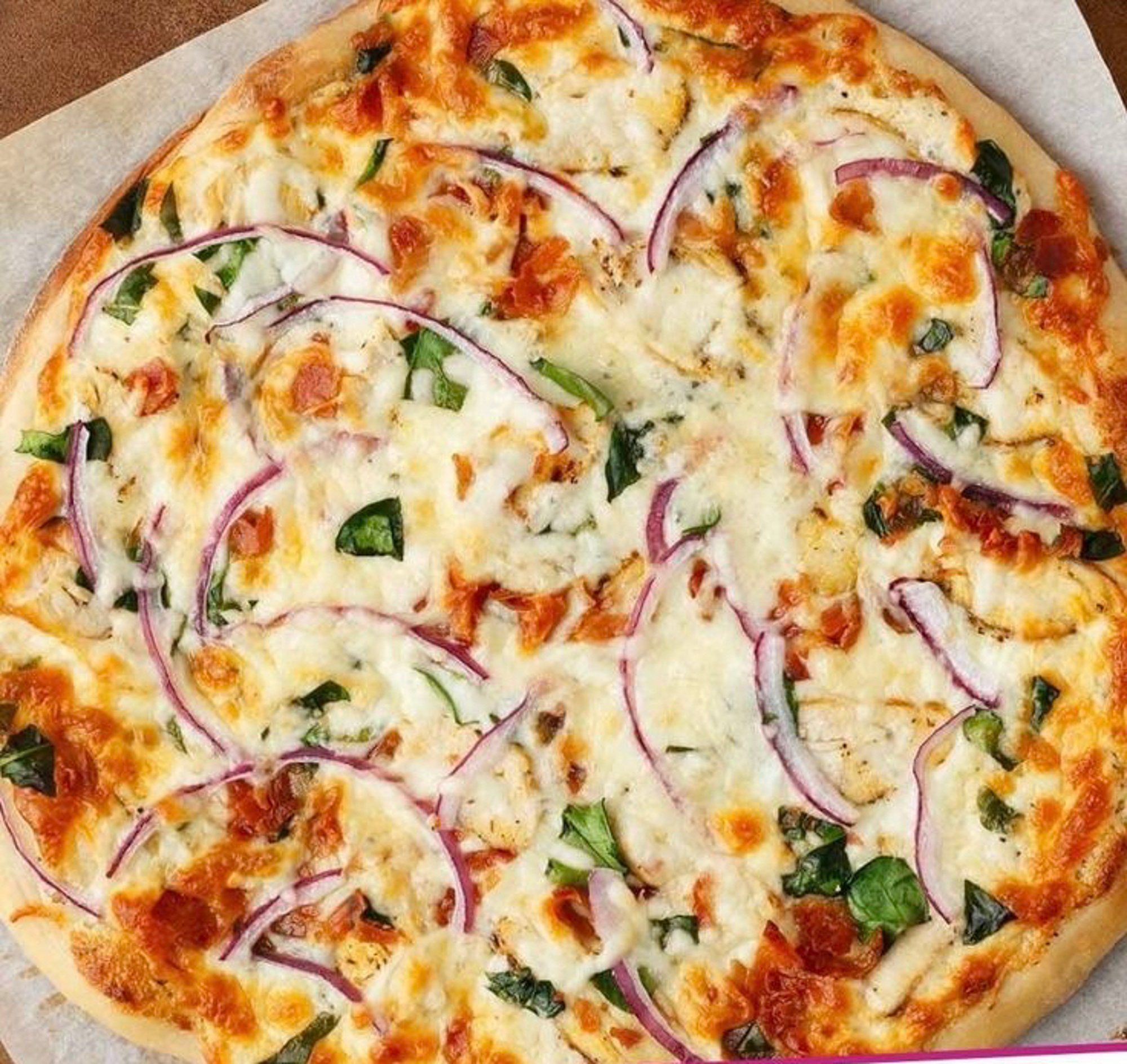 Medium 12” Chicken Alfredo Pizza