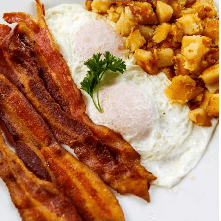2 Eggs with Meat