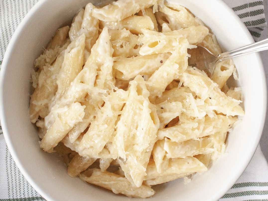 Penne With Alfredo -
