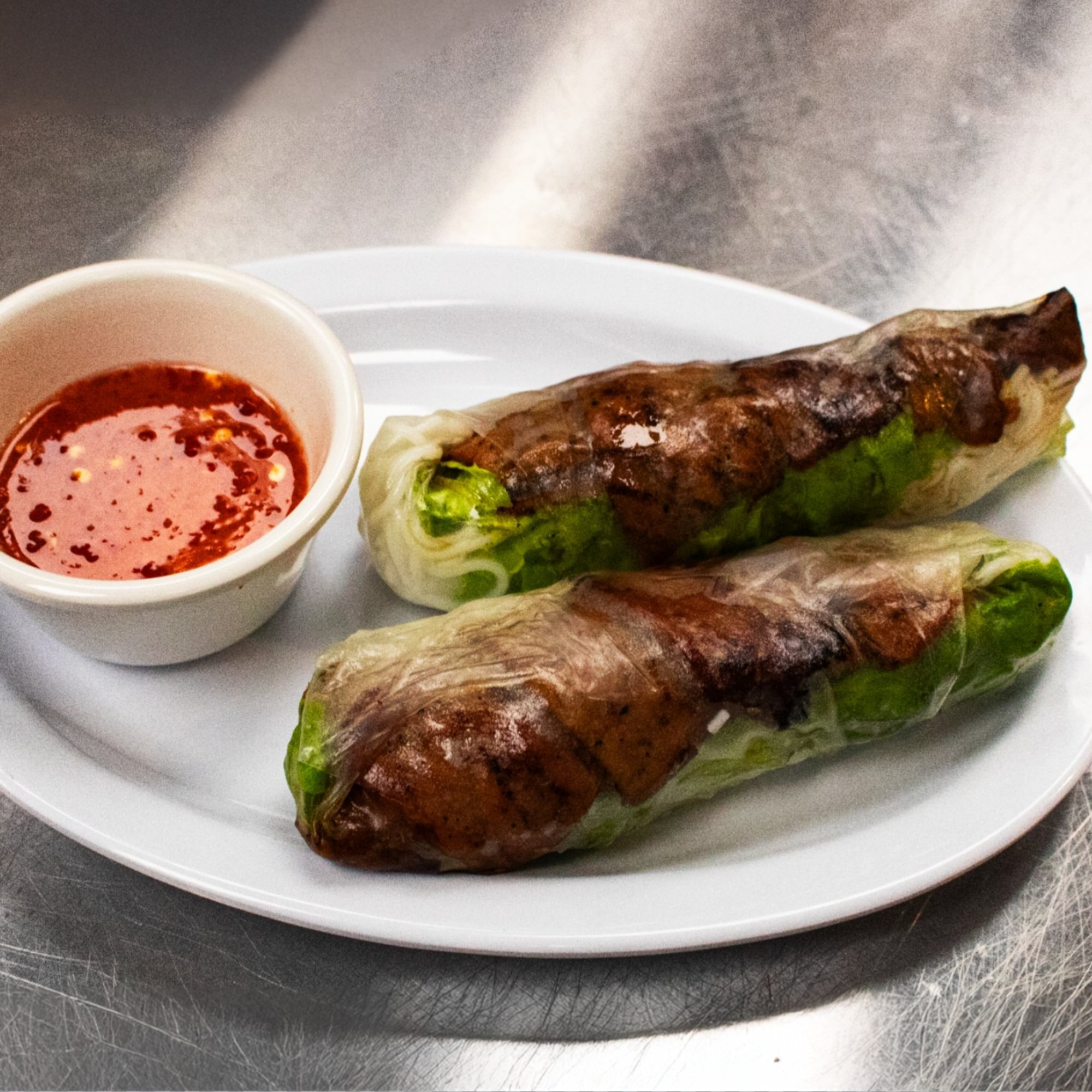 A6. Chargrilled Pork Spring Roll