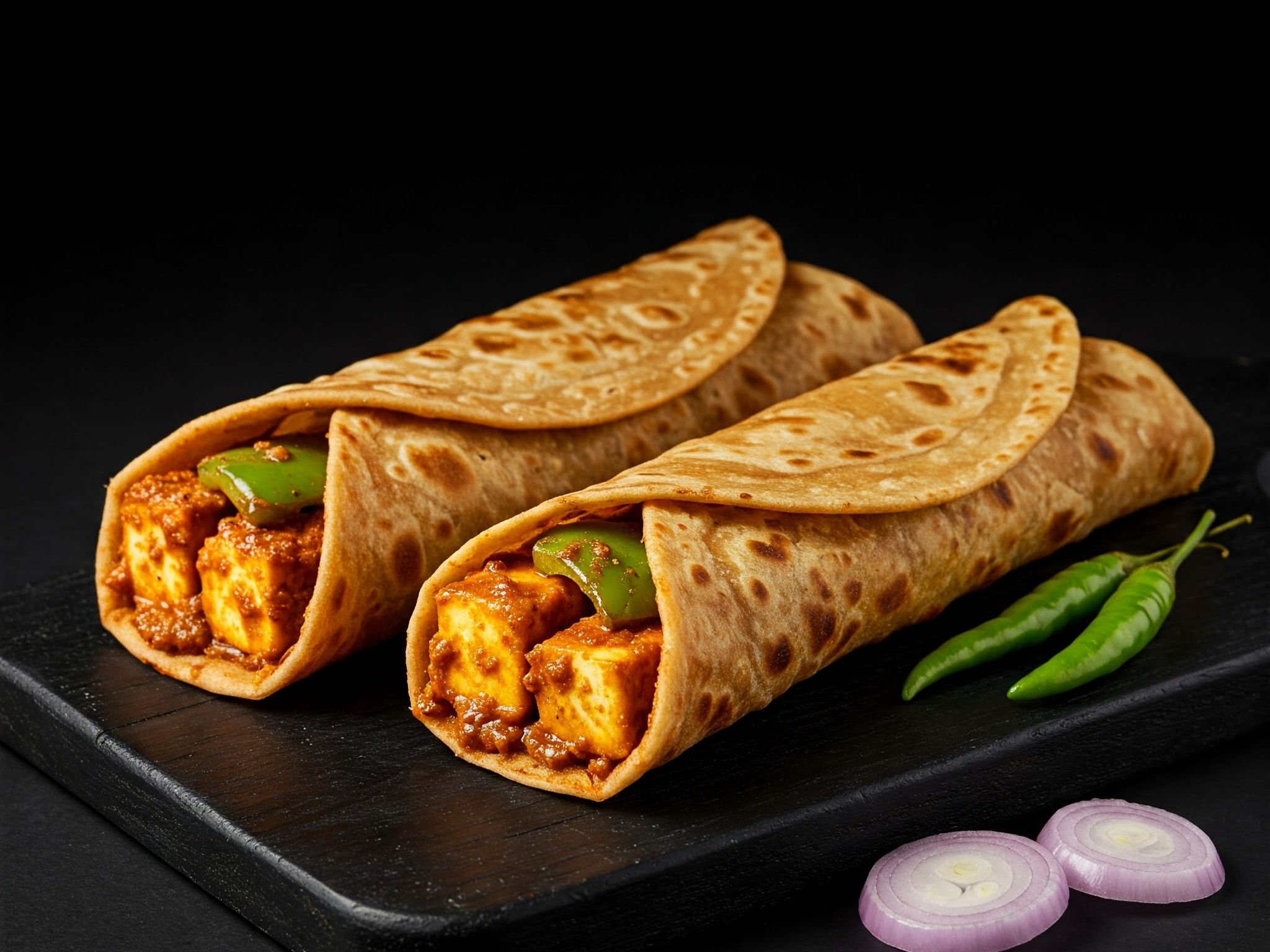 Paneer Tikka Roll