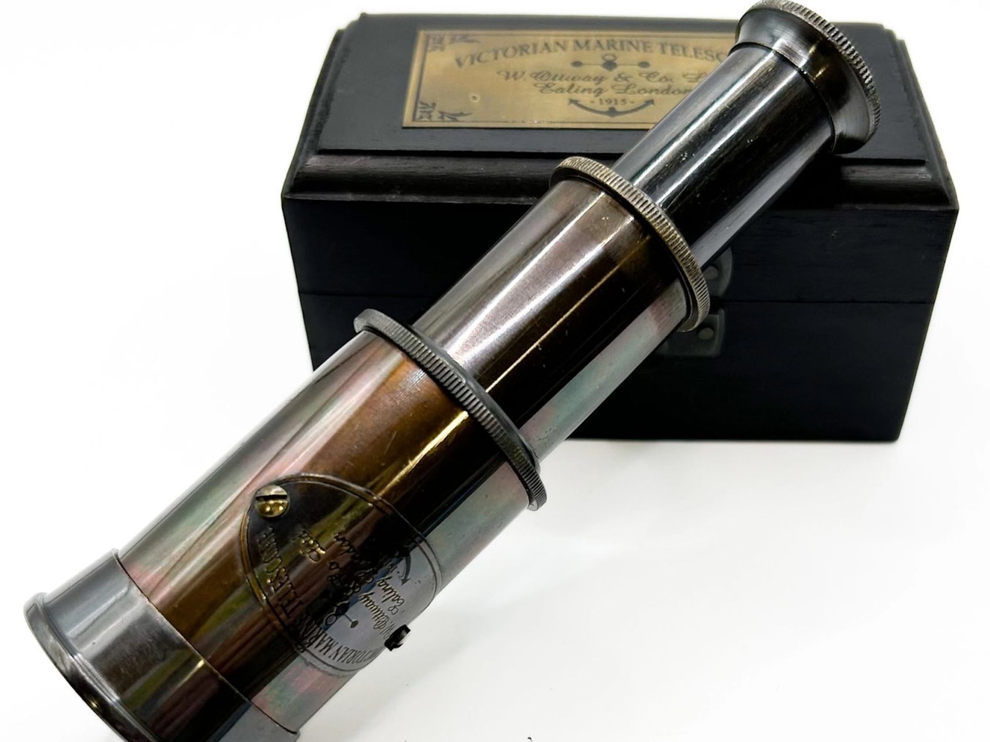 Telescope in Wood Case
