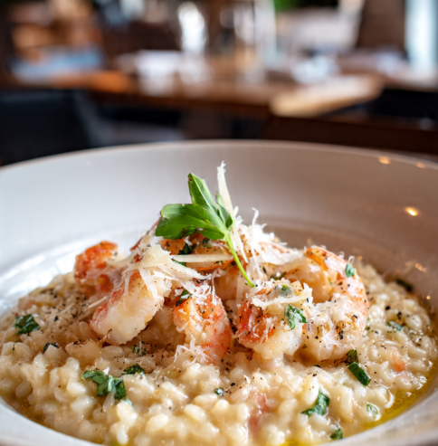 Shrimp Scampi Risotto
