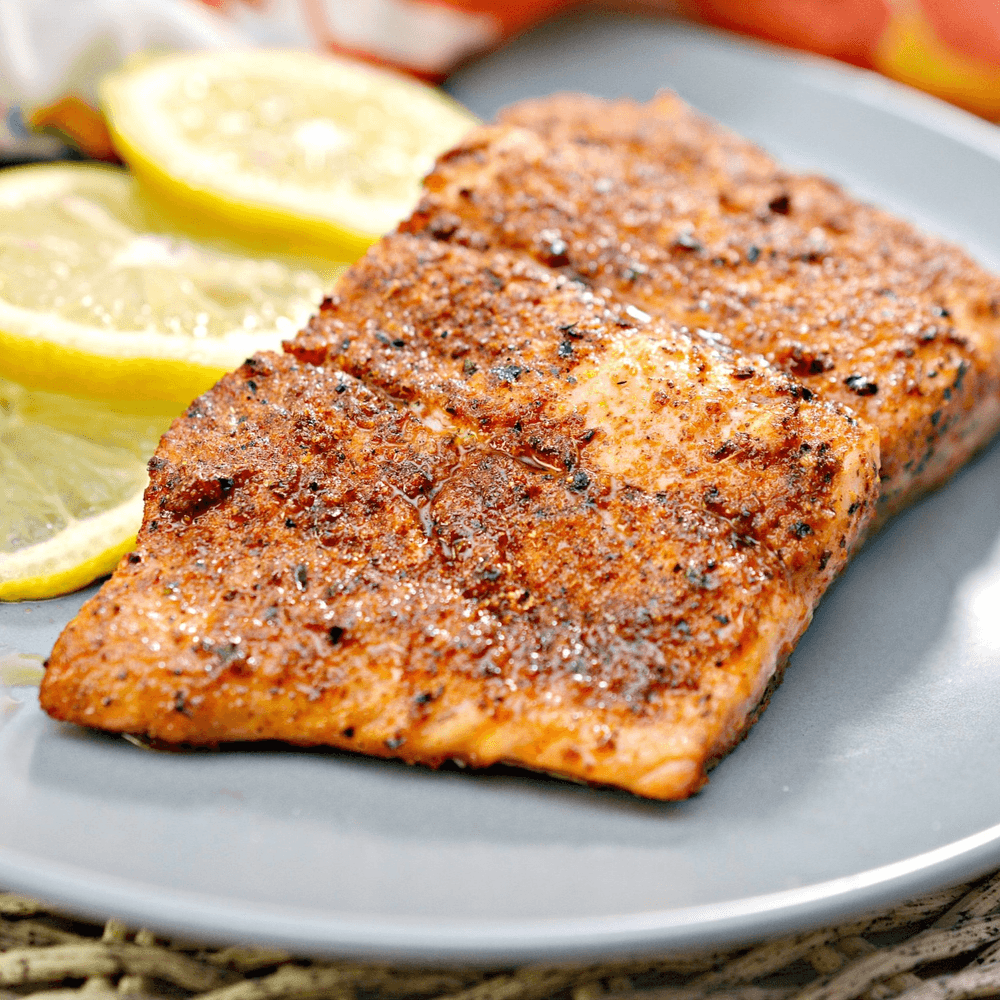 Grilled Salmon with Vegetable Rice