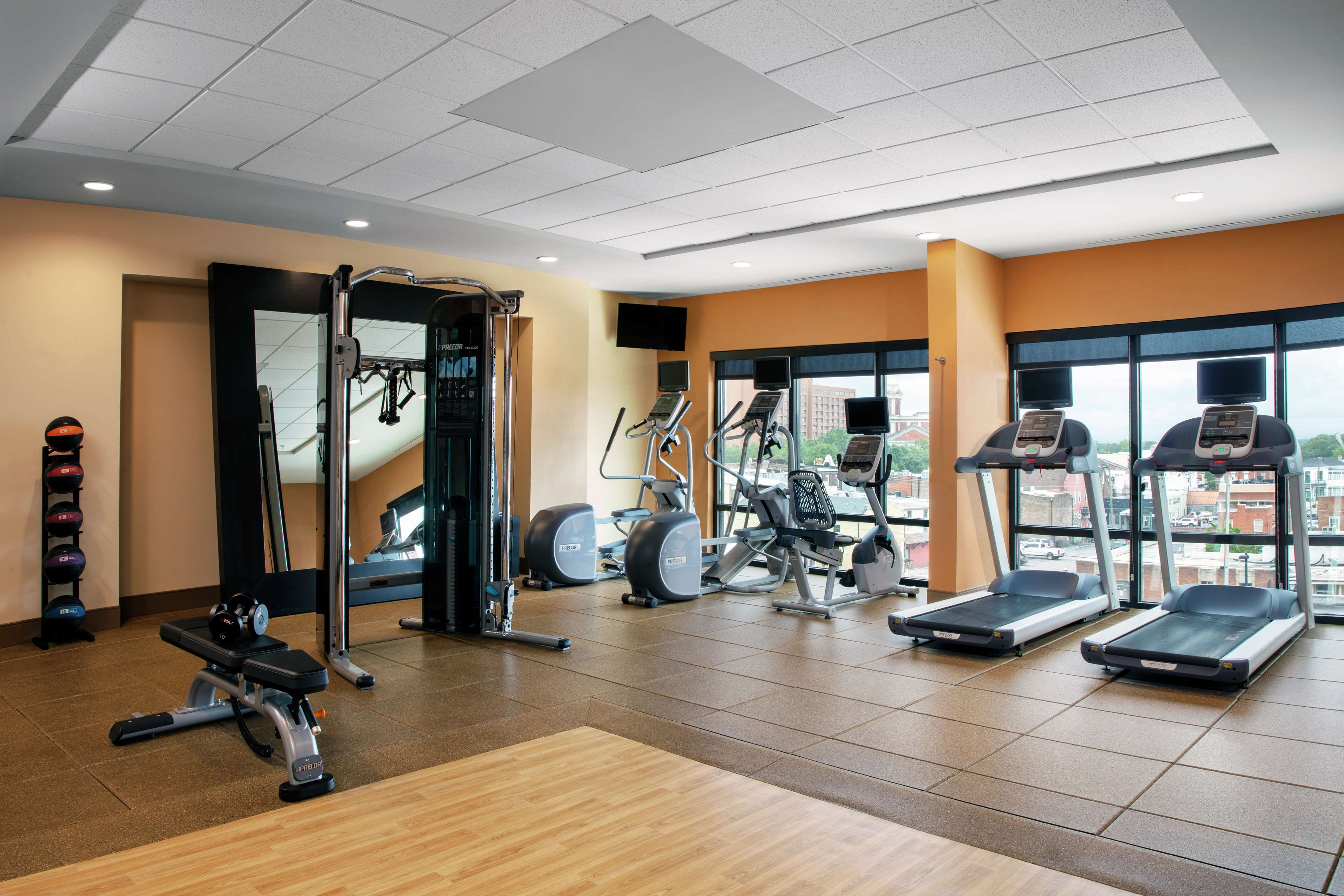 Health club  fitness center  gym