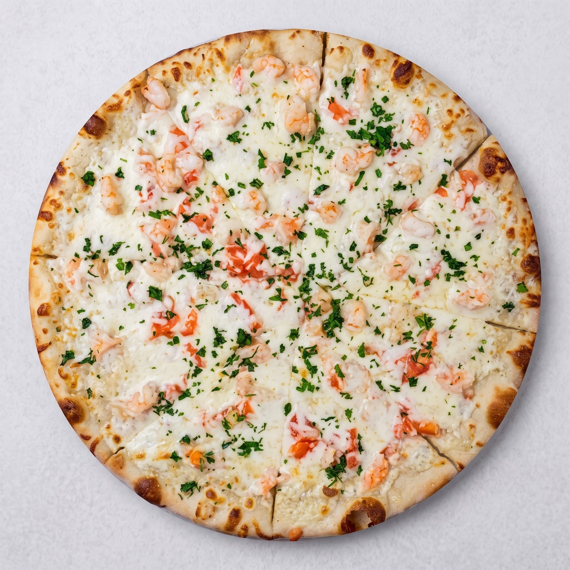 Shrimp Scampi Pizza