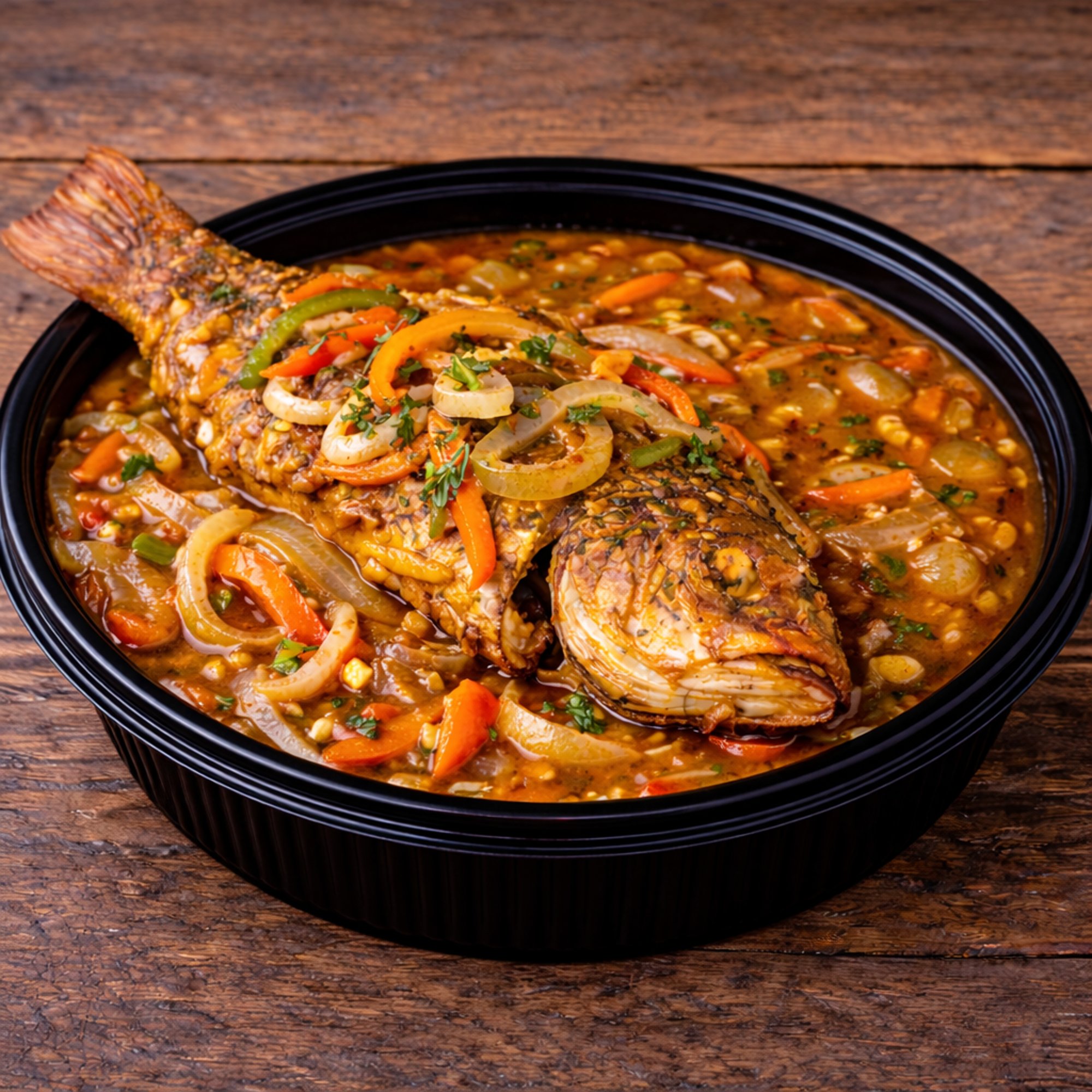 Snapper Brown stew fish only