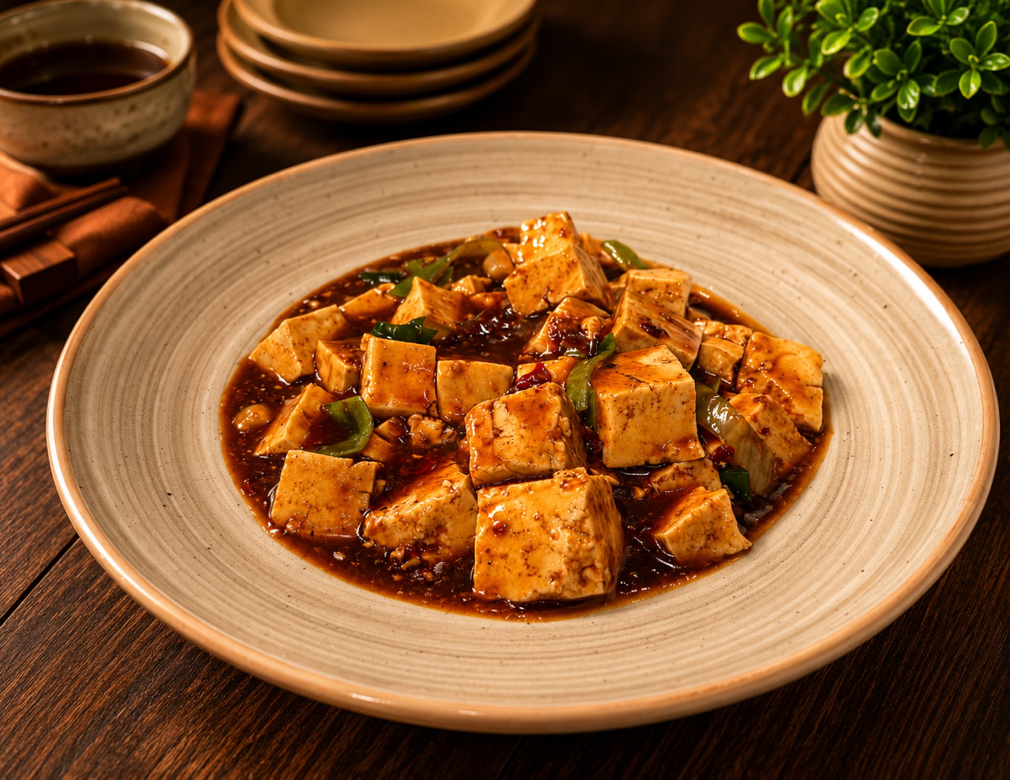 Tofu Szechuan Style / 麻婆豆腐
