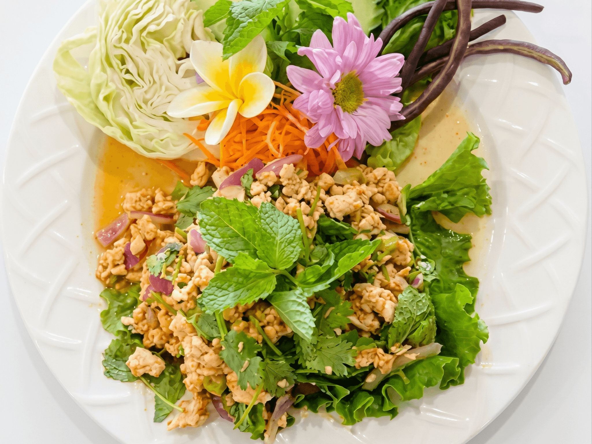 Larb Pork Medium Party Tray