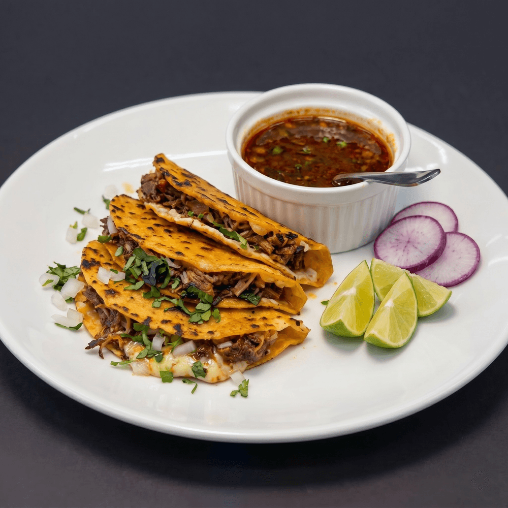 Quesabirria Corn Tortilla