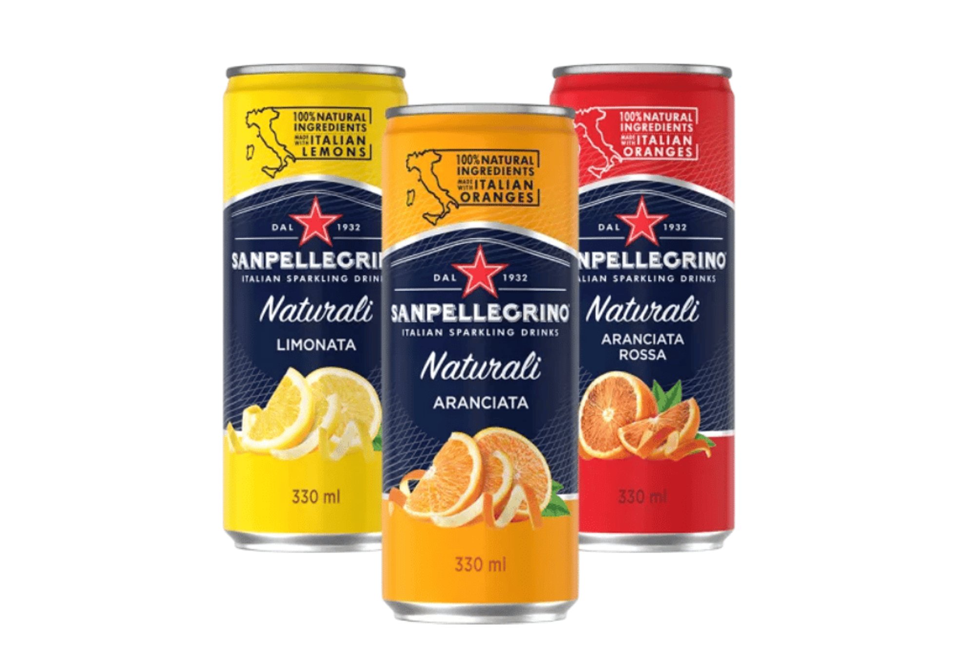 Flavored San Pelligrino Can
