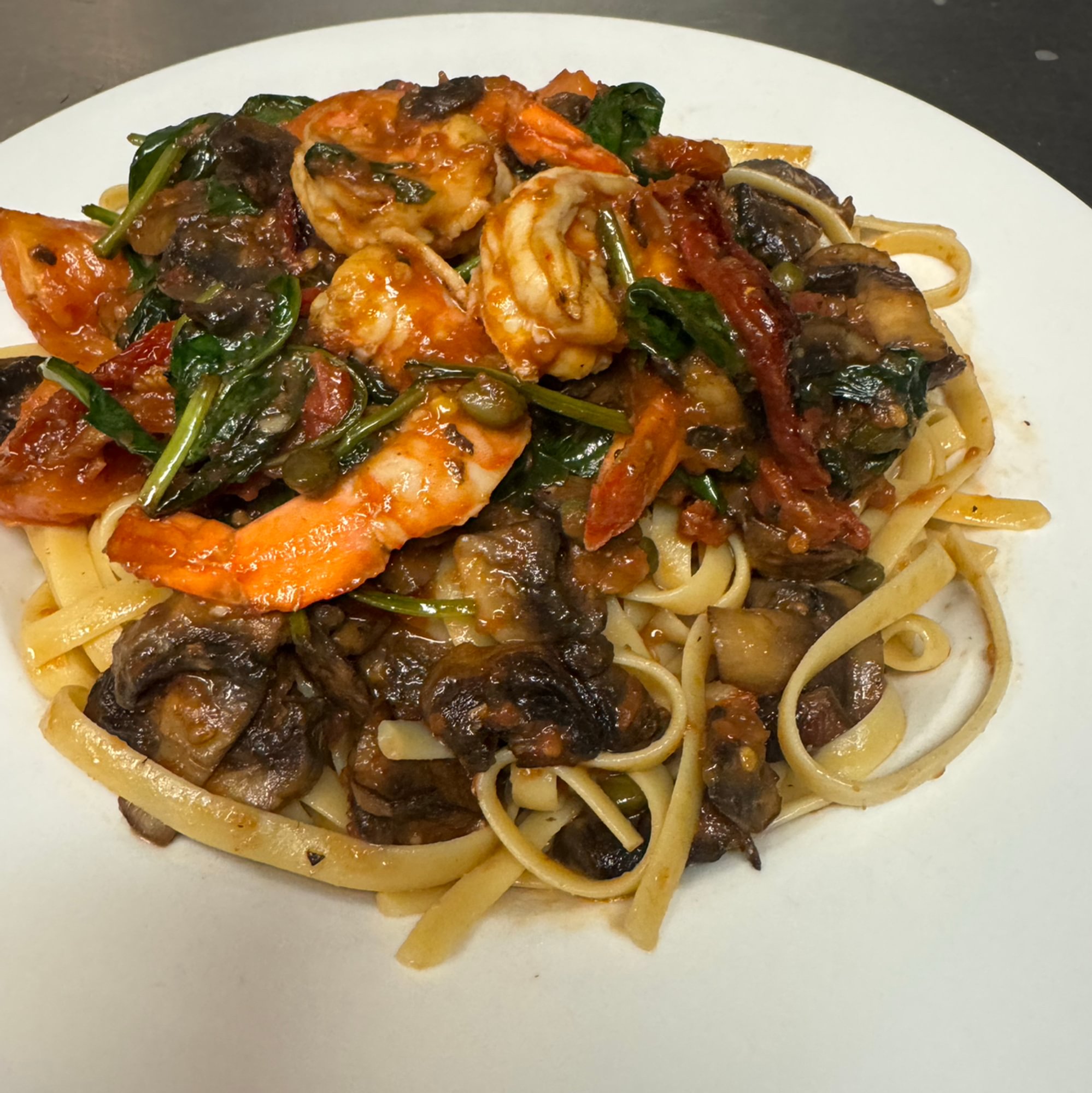 Fettuccini & Shrimp
