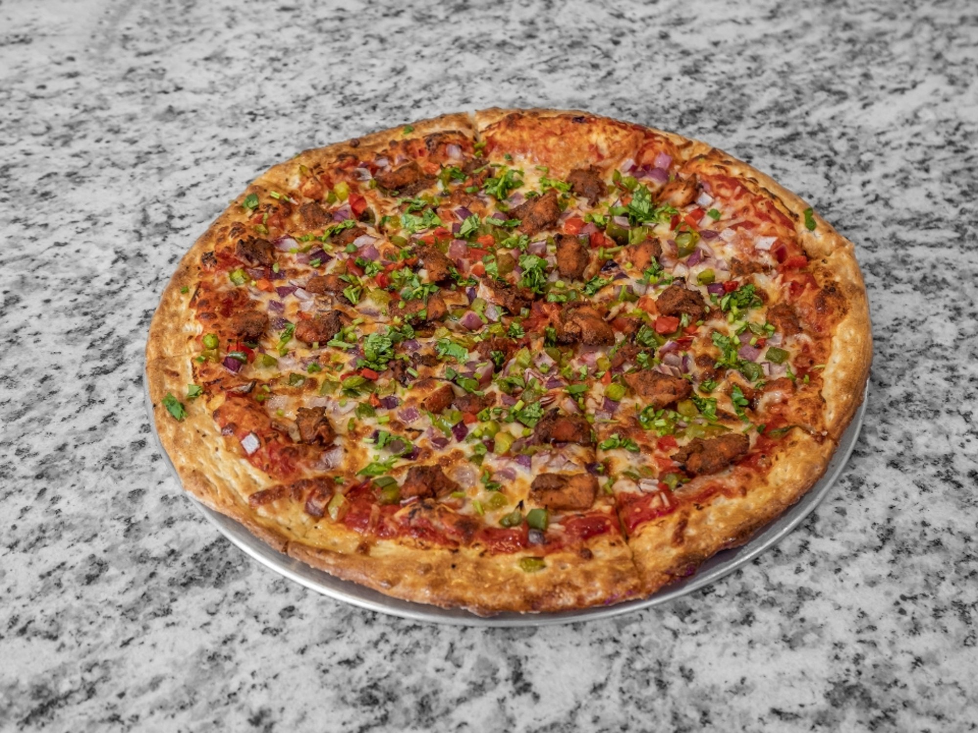 SMALL CHICKEN TIKKA PIZZA