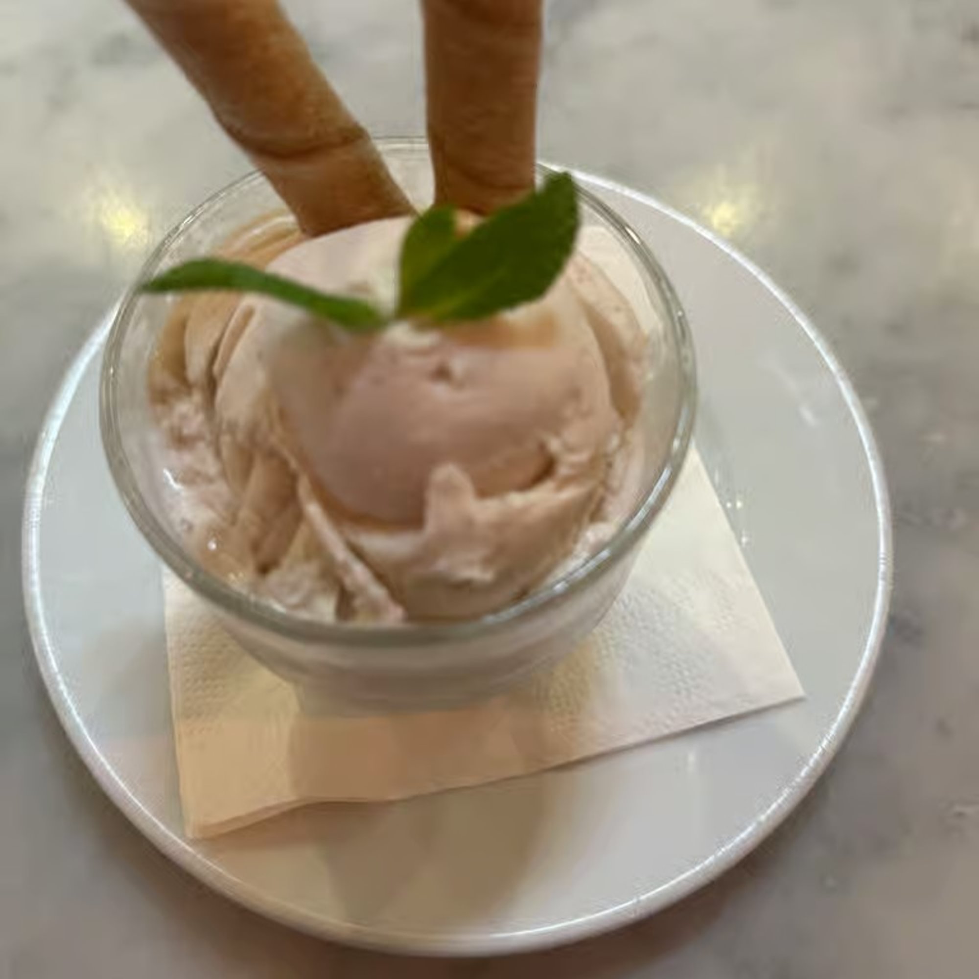 Vanilla bean gelato