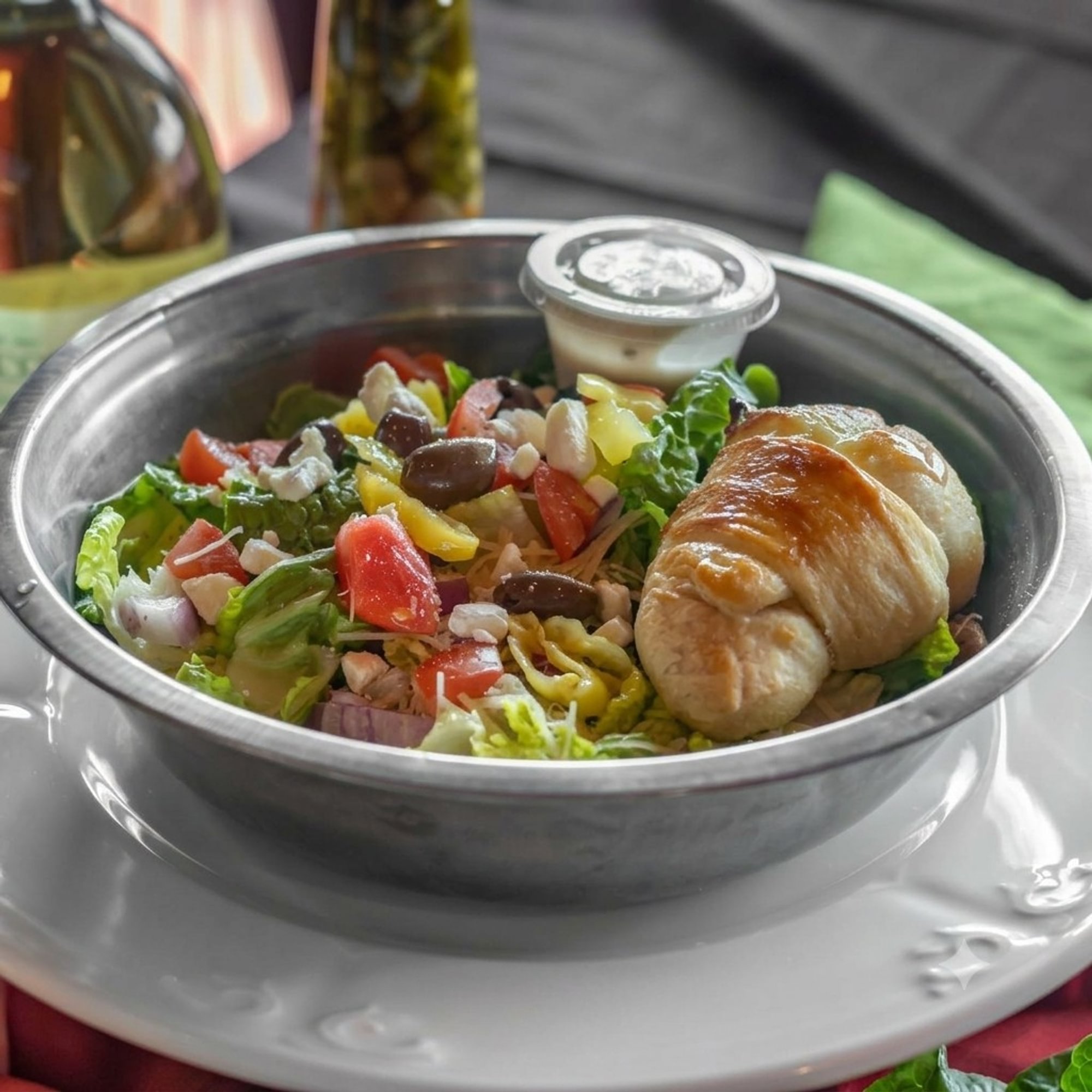 Grilled Chicken Greek Salad