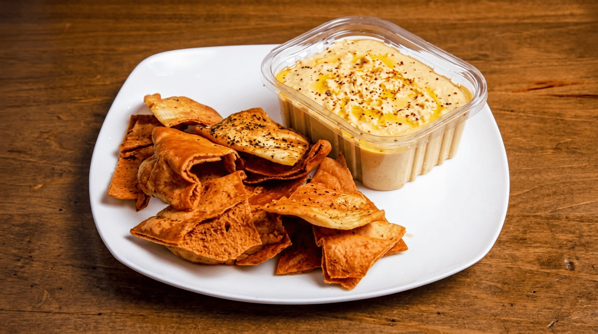 Hummus and Pita Chips