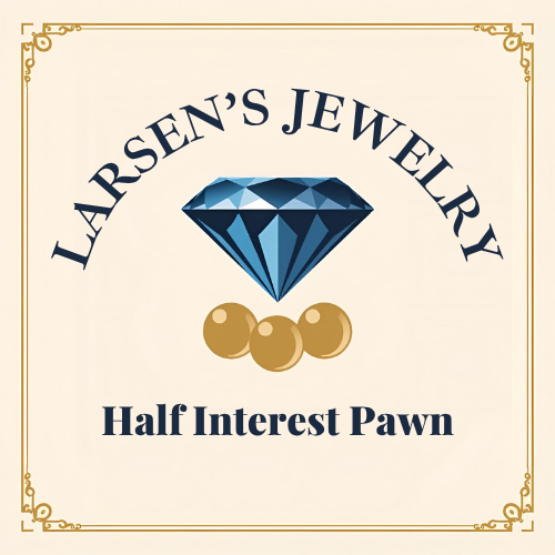 Larsen's Jewelry &amp; Half Interest Pawn Logo