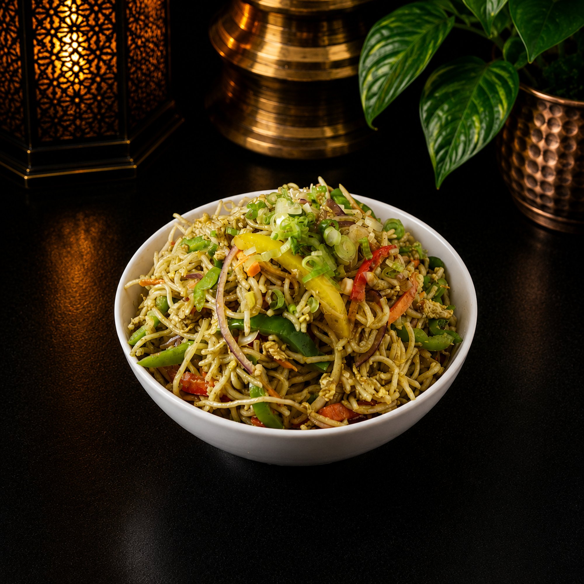 Gongura Egg Noodles (Sorrel Leaf Egg Noodles)