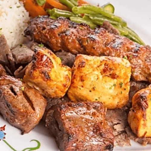 Combo Kabab Plate 3 Skewers