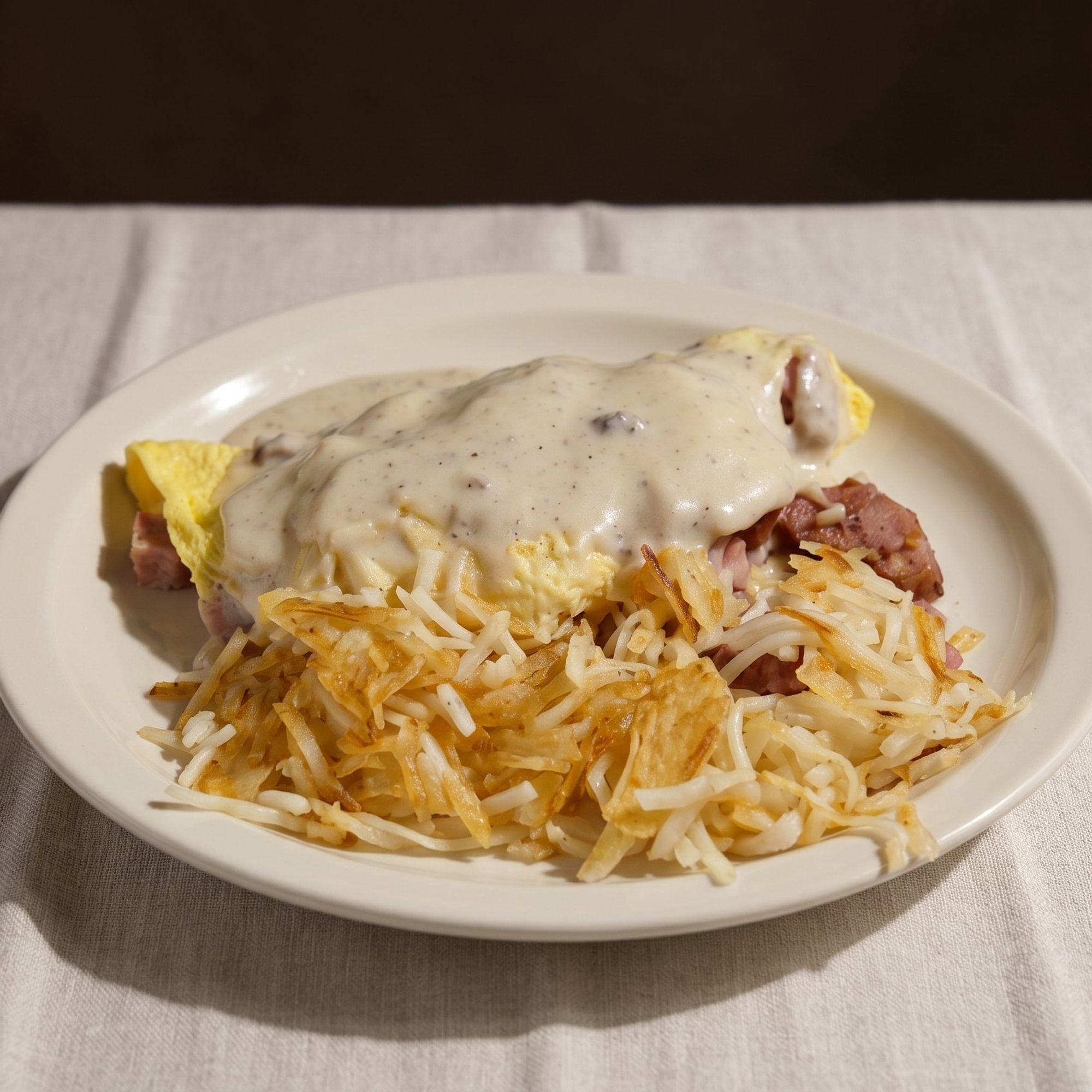 Chicken Fried Steak Omelet