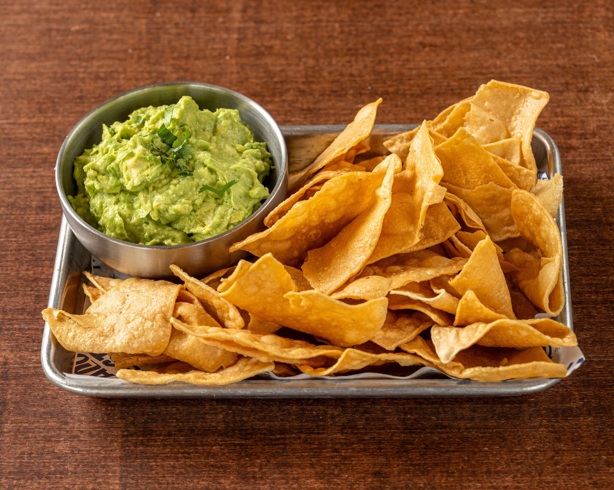 Guacamole and chips