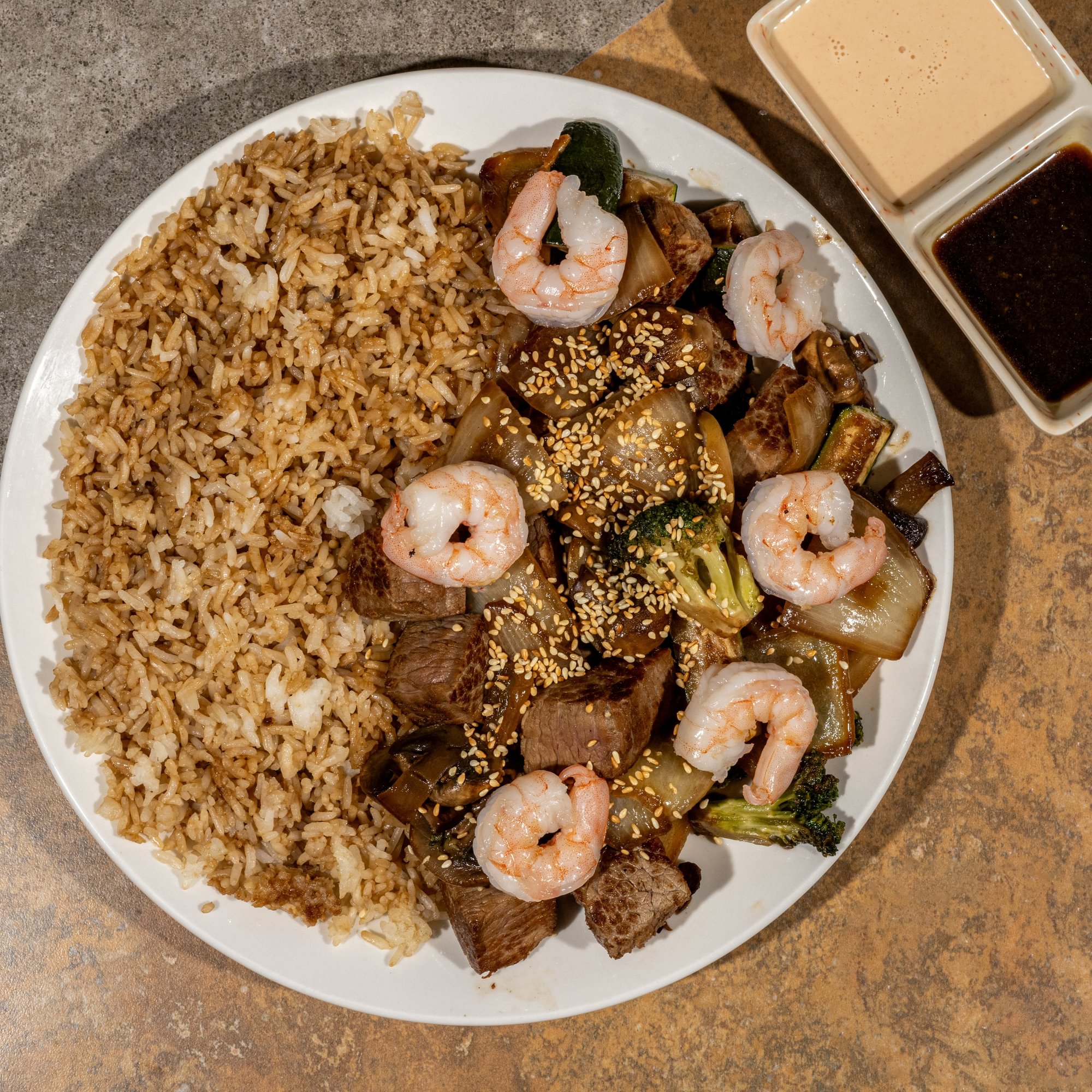 Steak & Shrimp Hibachi/Teriyaki