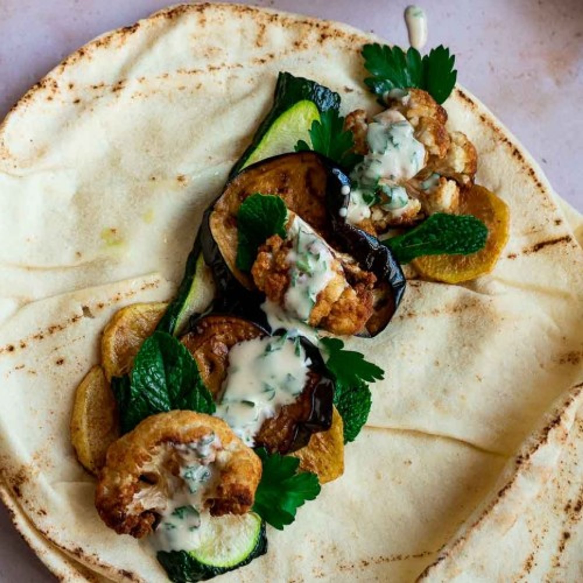 Mix Vegetarian Pita Wrap