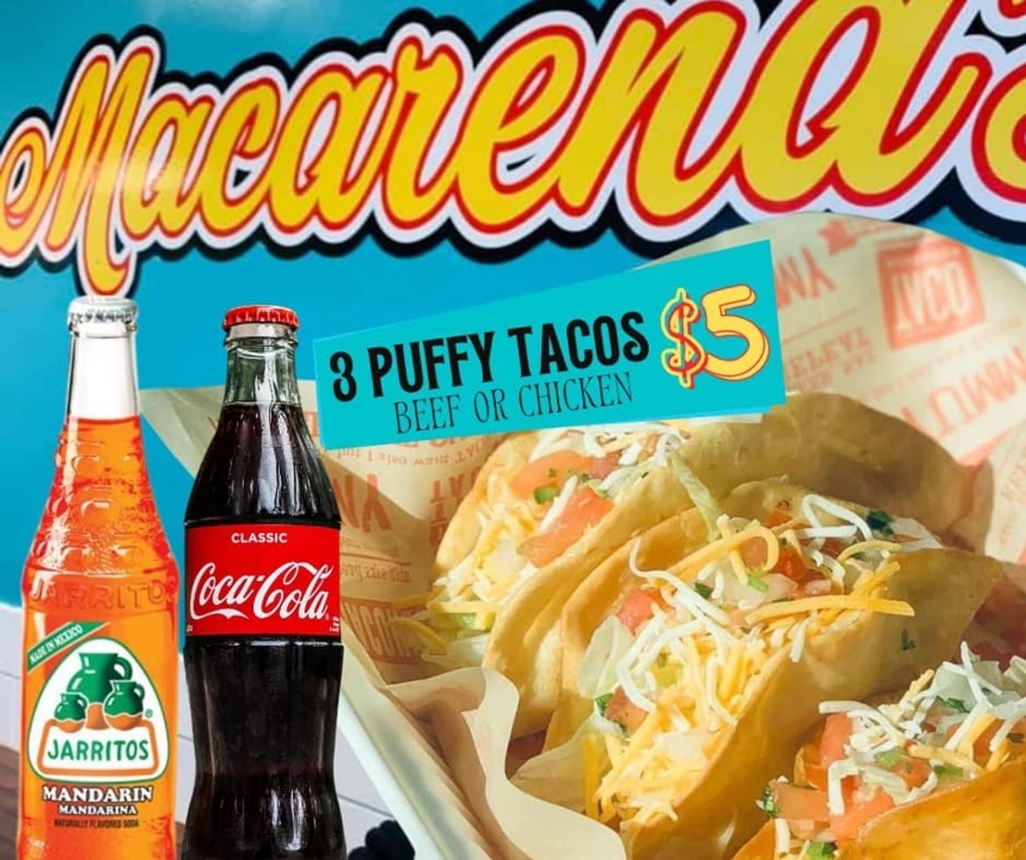 3 puffy tacos