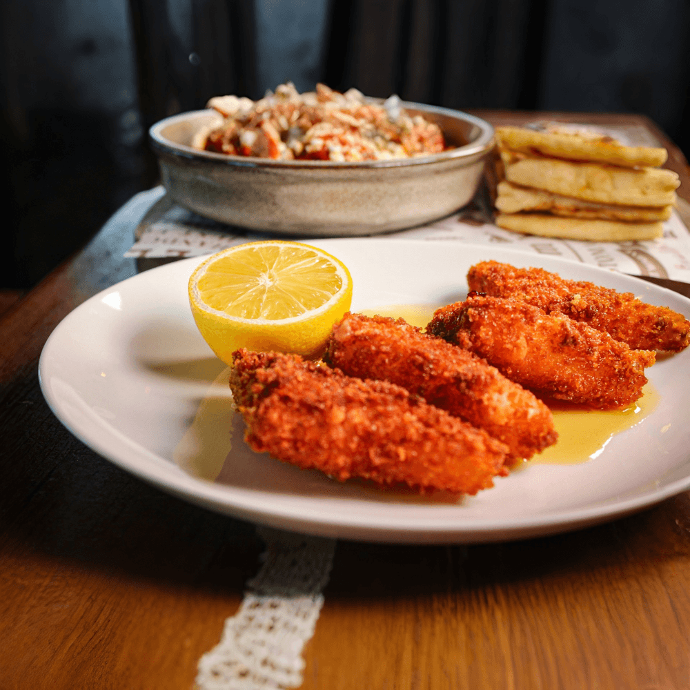Fried Saganaki Cheese