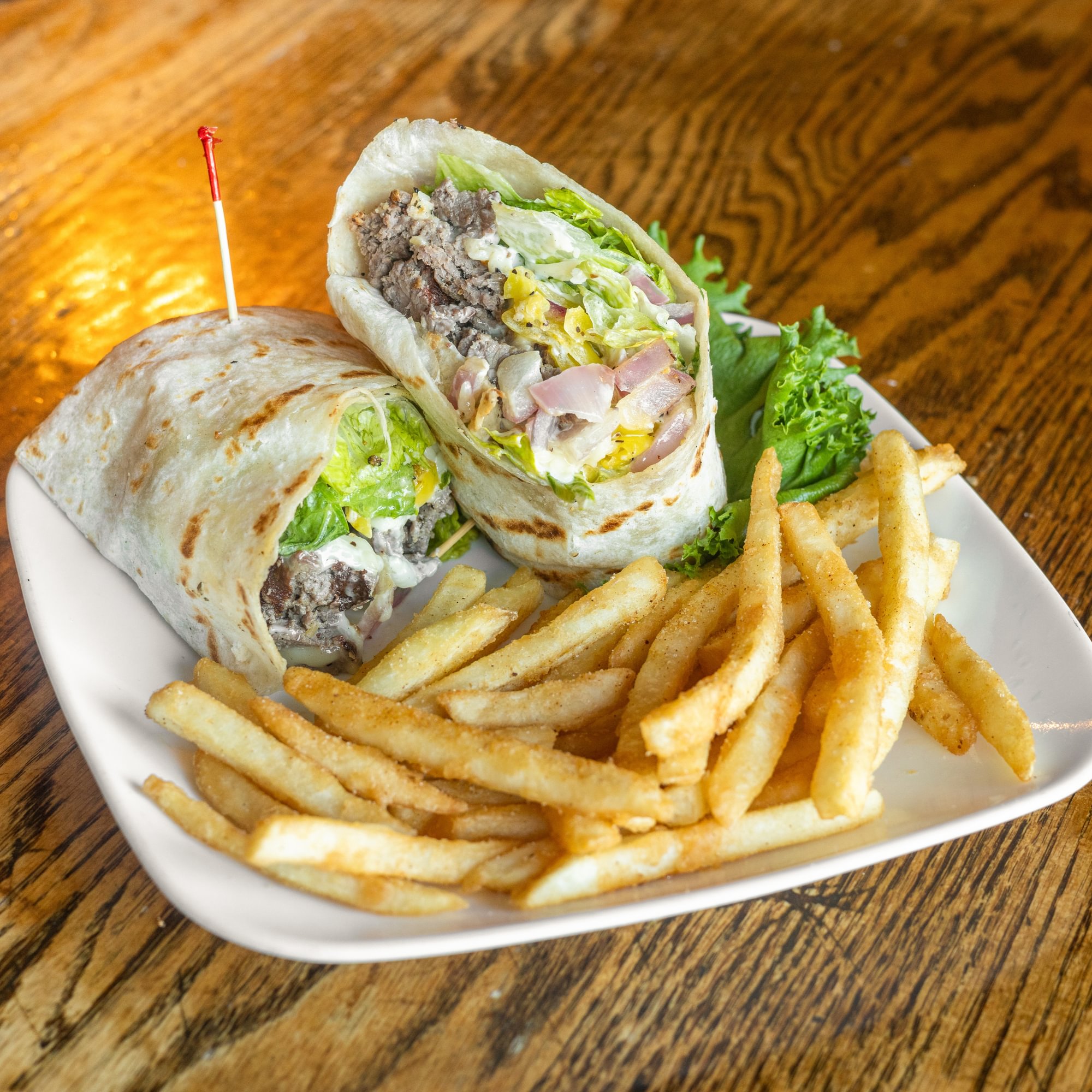Philly Cheesesteak Wrap