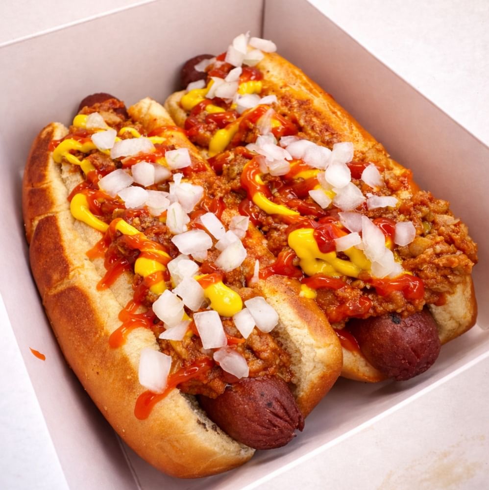 #8 Romeo's Chili Dog (Double)