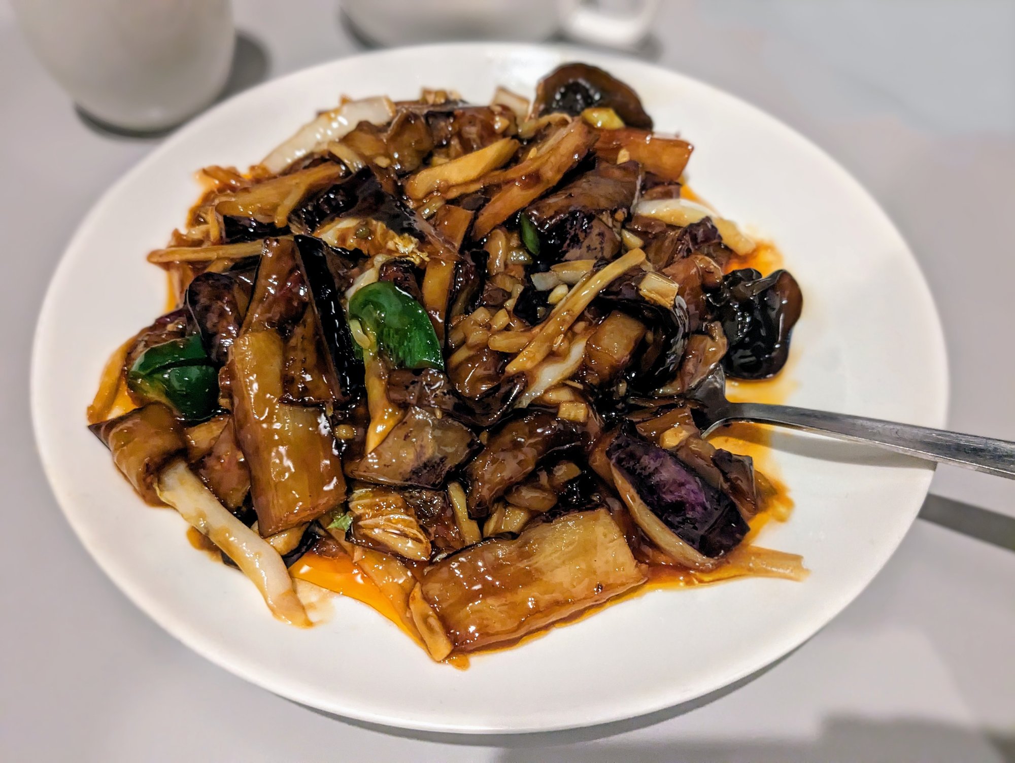 58 鱼香茄子Eggplant with Garlic Sauce