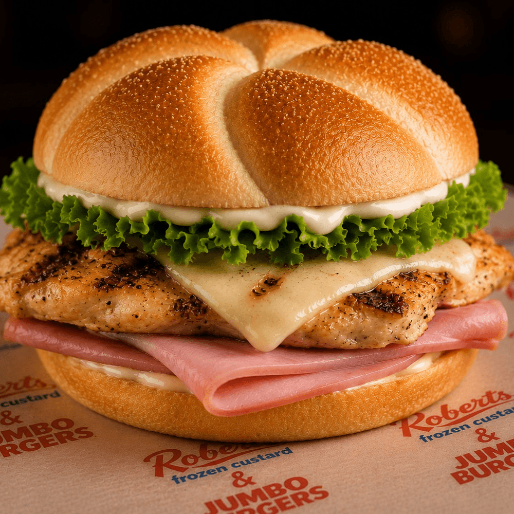 Grilled Chicken Cordon Bleu