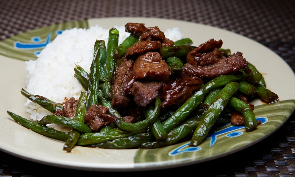Beef String Bean Entree