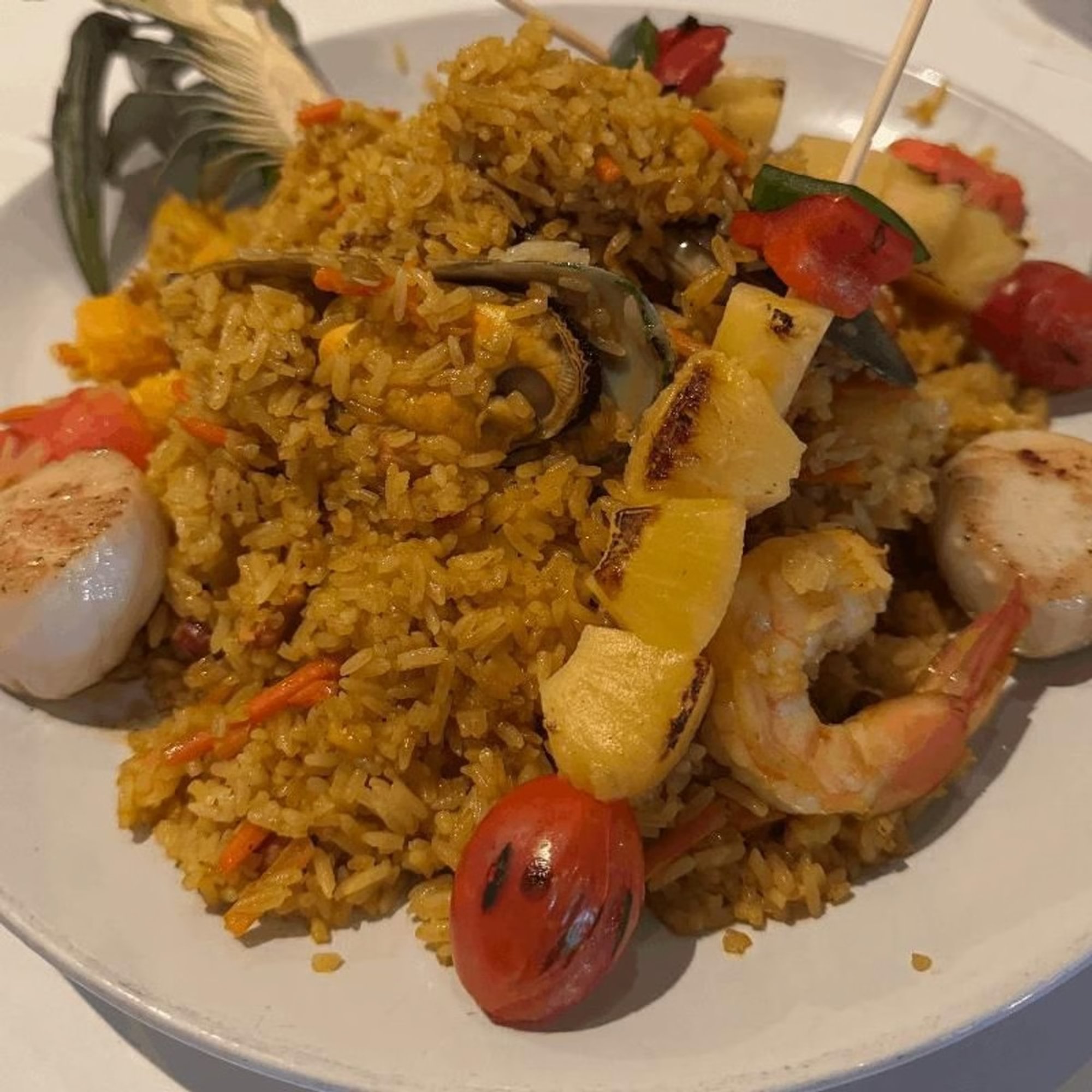 Pineapple Fried Rice with Seafood