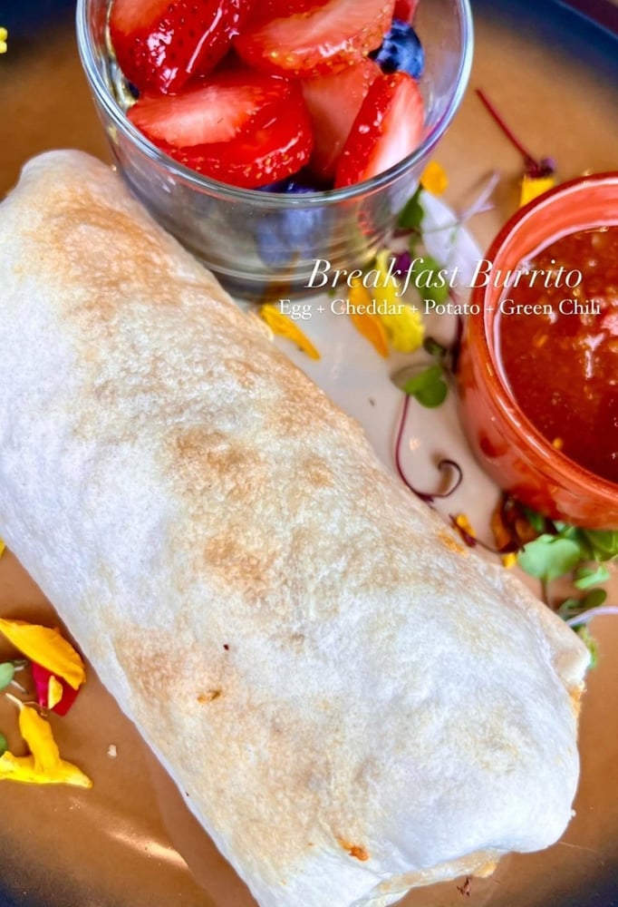 Egg, Cheese & Potato Breakfast Burrito