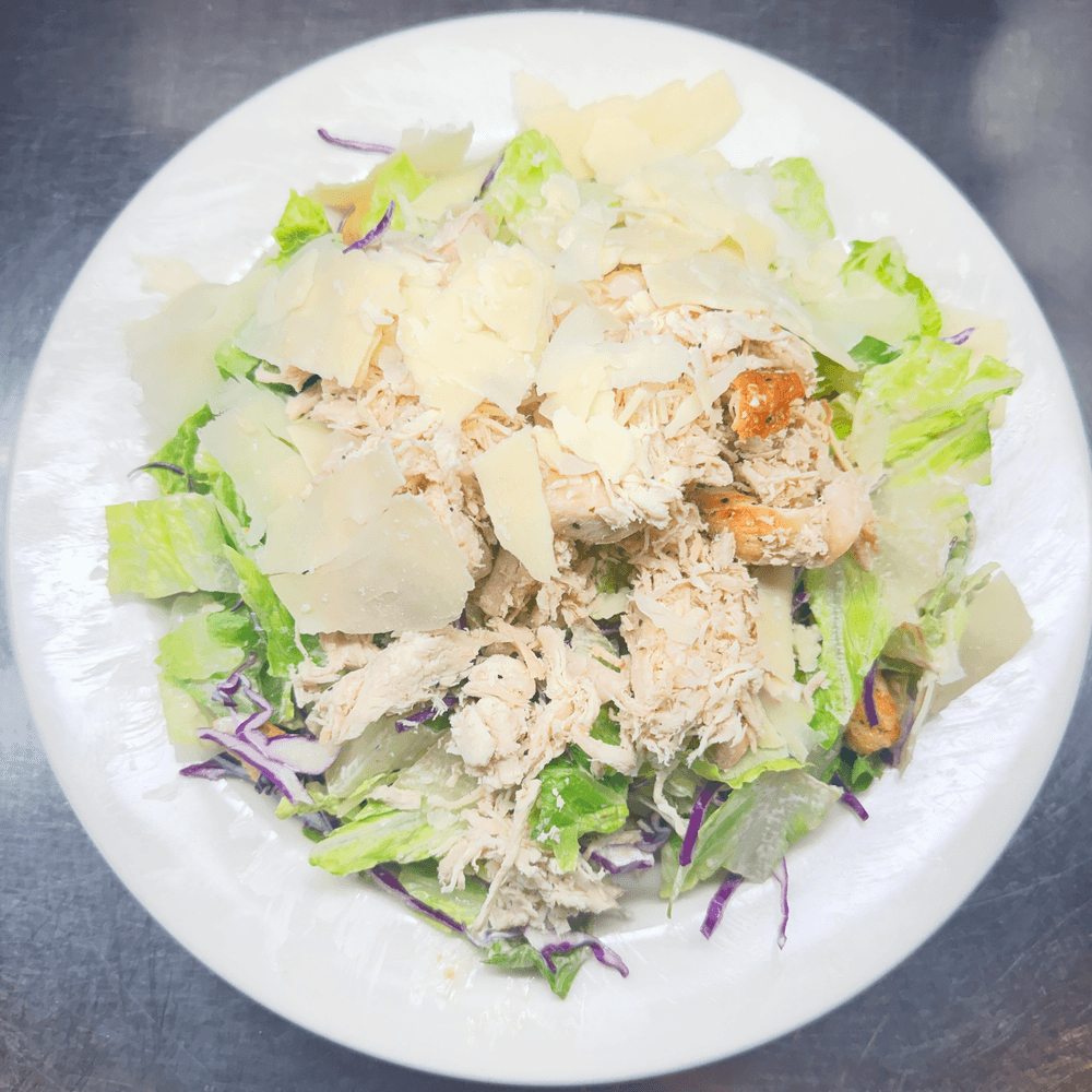 Pulled Chicken Caesar Salad