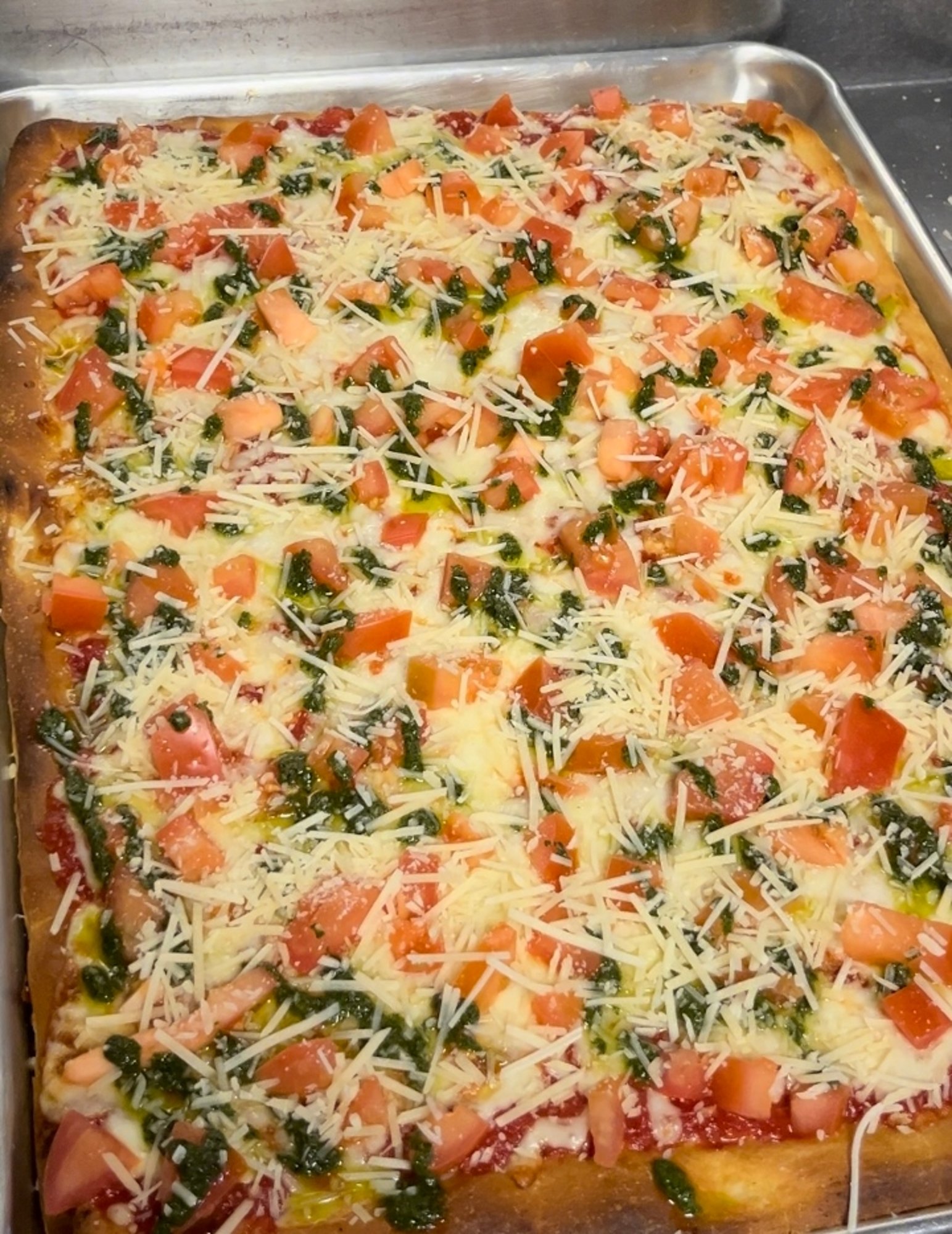 Tomato Basil Deep Dish