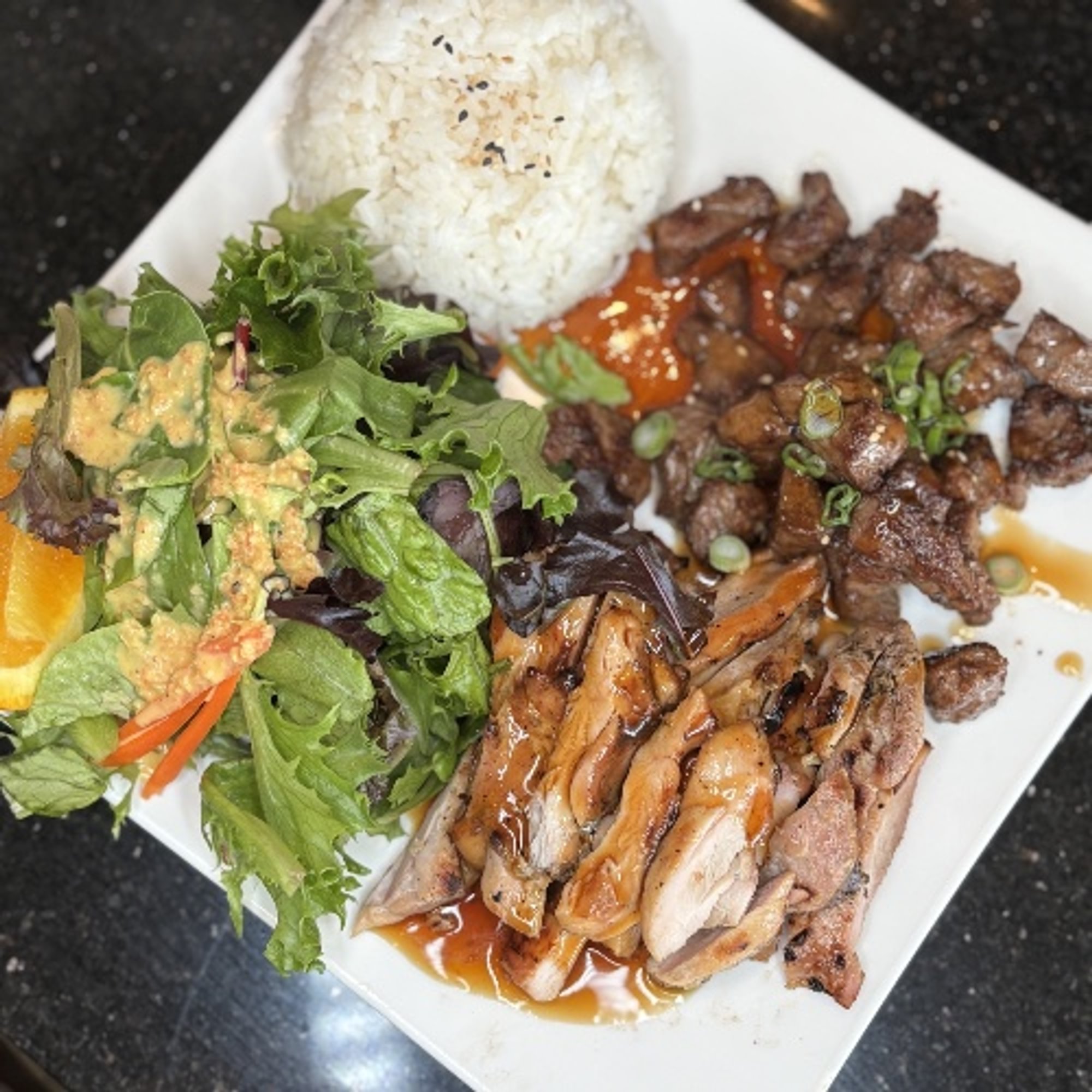 Chicken & Beef Plate