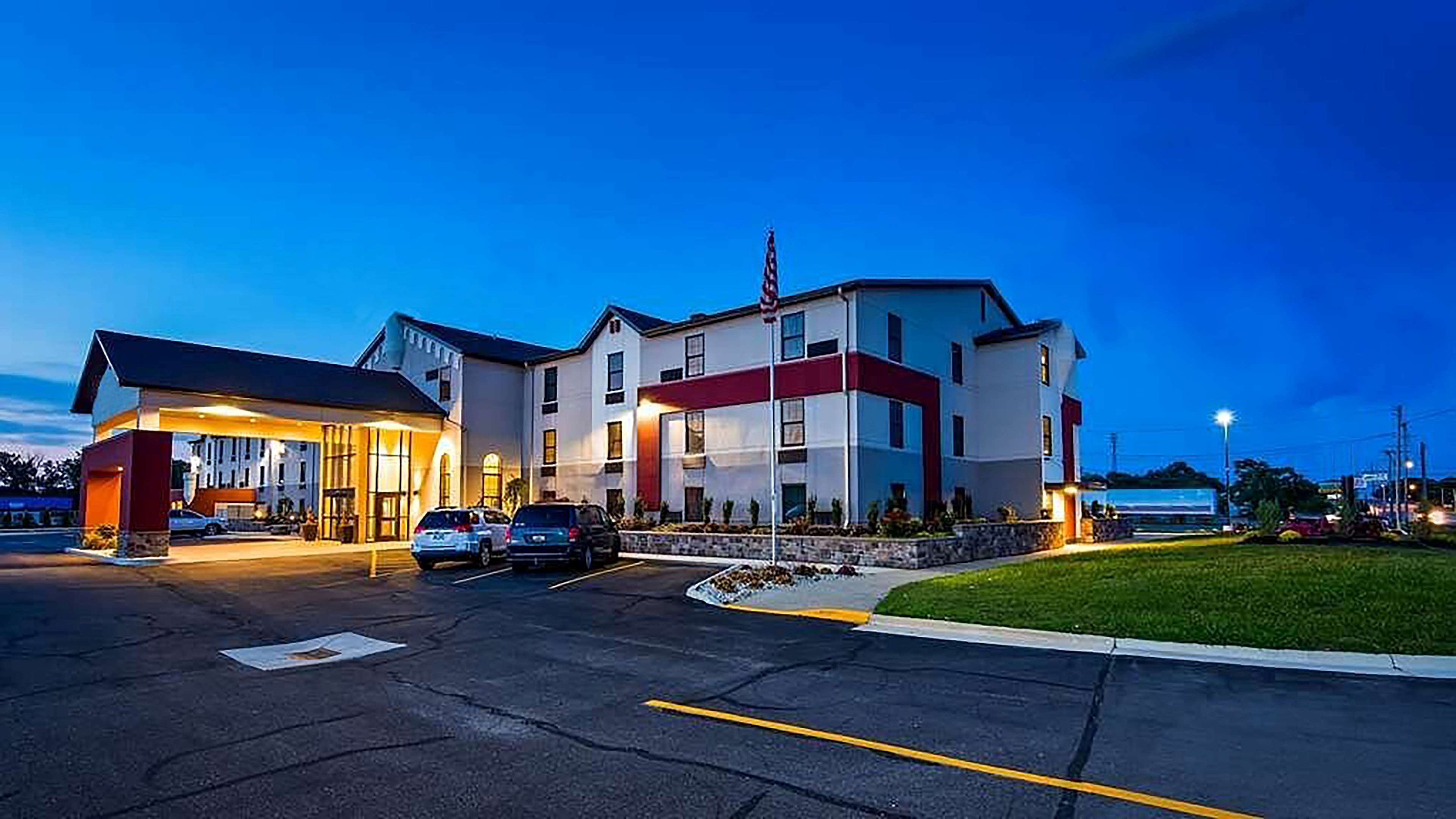 Hotel Exterior at Night