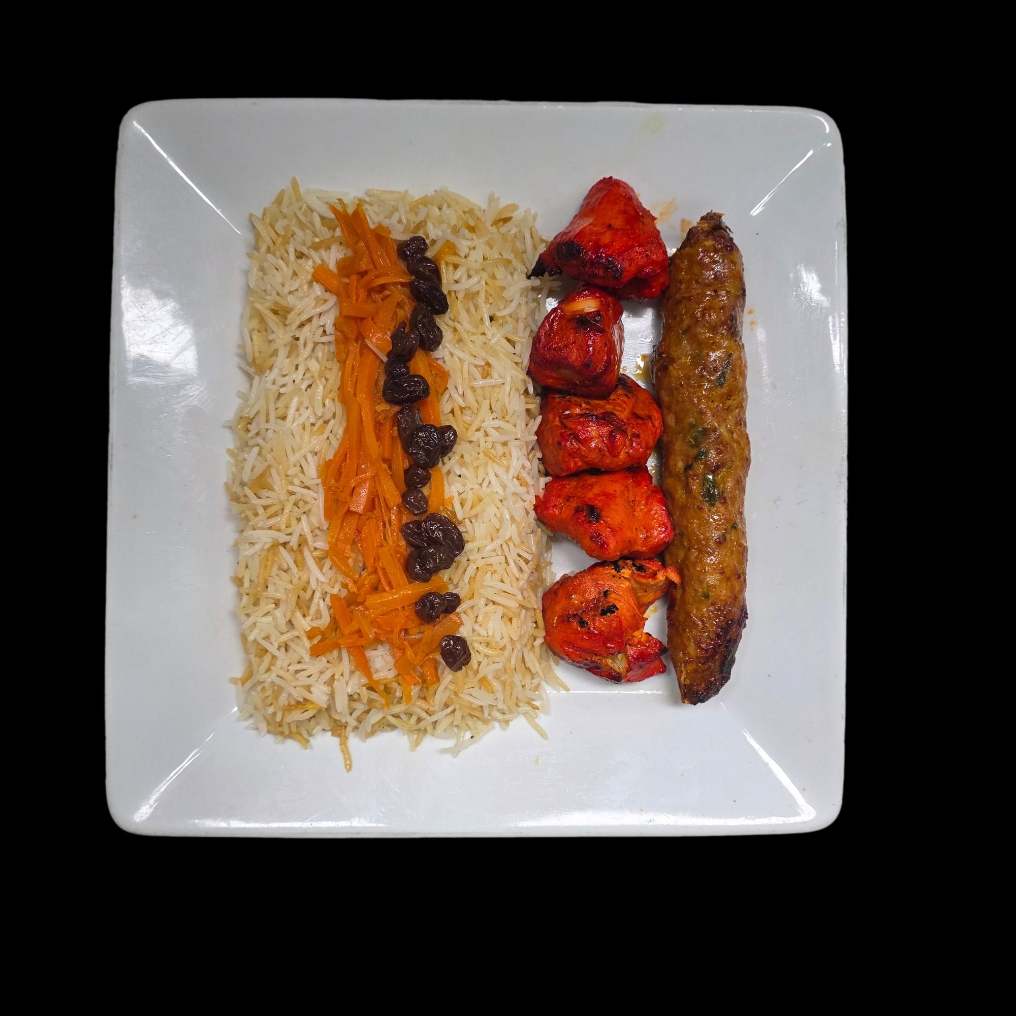 Sultani Chicken Kabab 4pc & Chicken Kofta Kabab