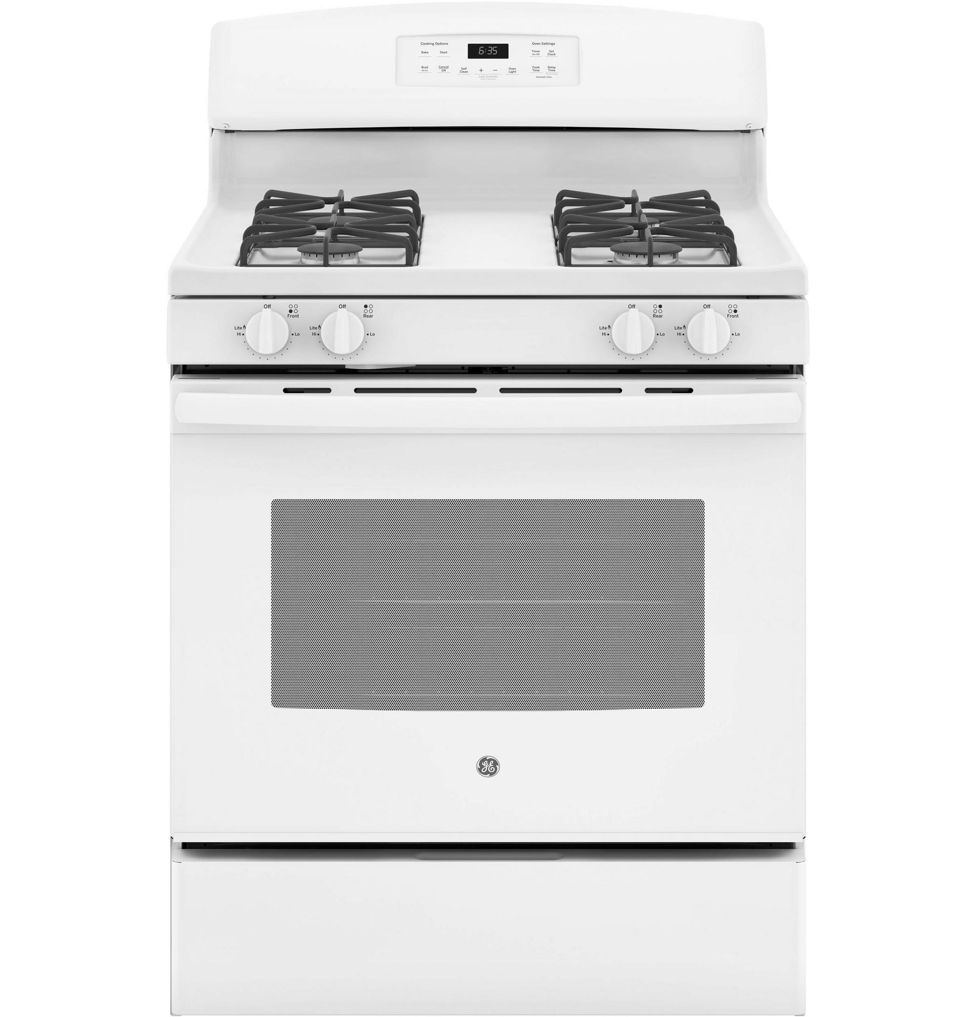 5.0 cu. ft. Self Cleaning Gas Range - White