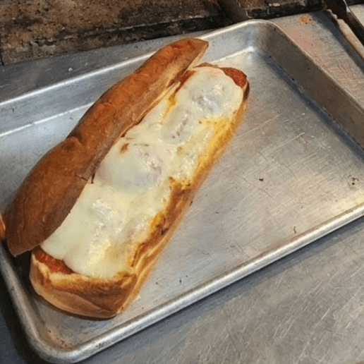 Eggplant Parmigiana Sandwich