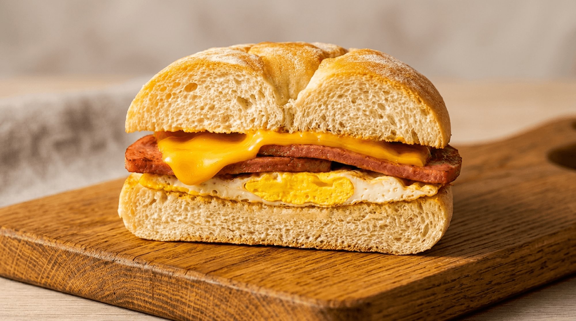 Meat, Egg & Cheese Sandwich