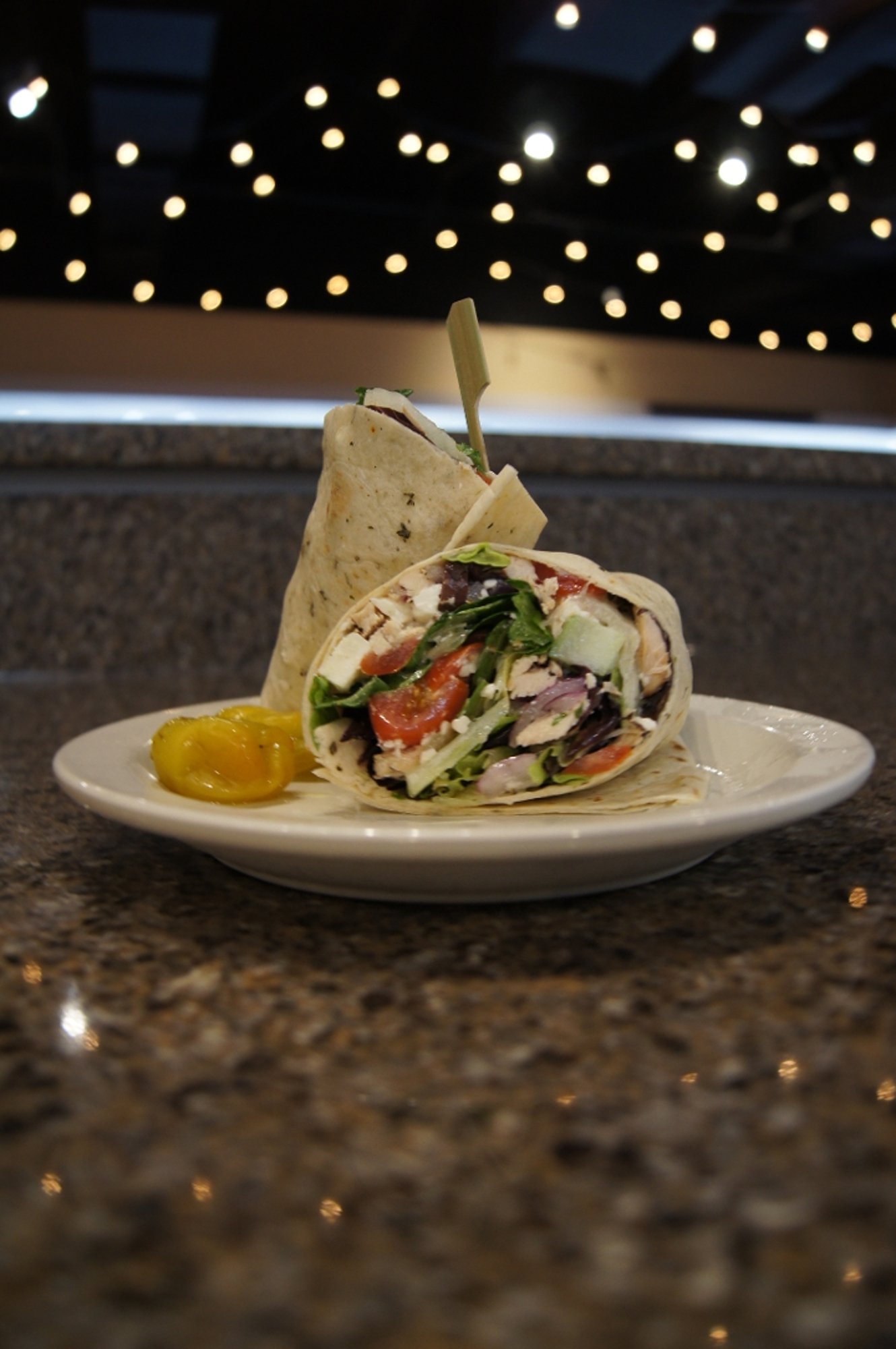 Wrap Greek Chicken Salad