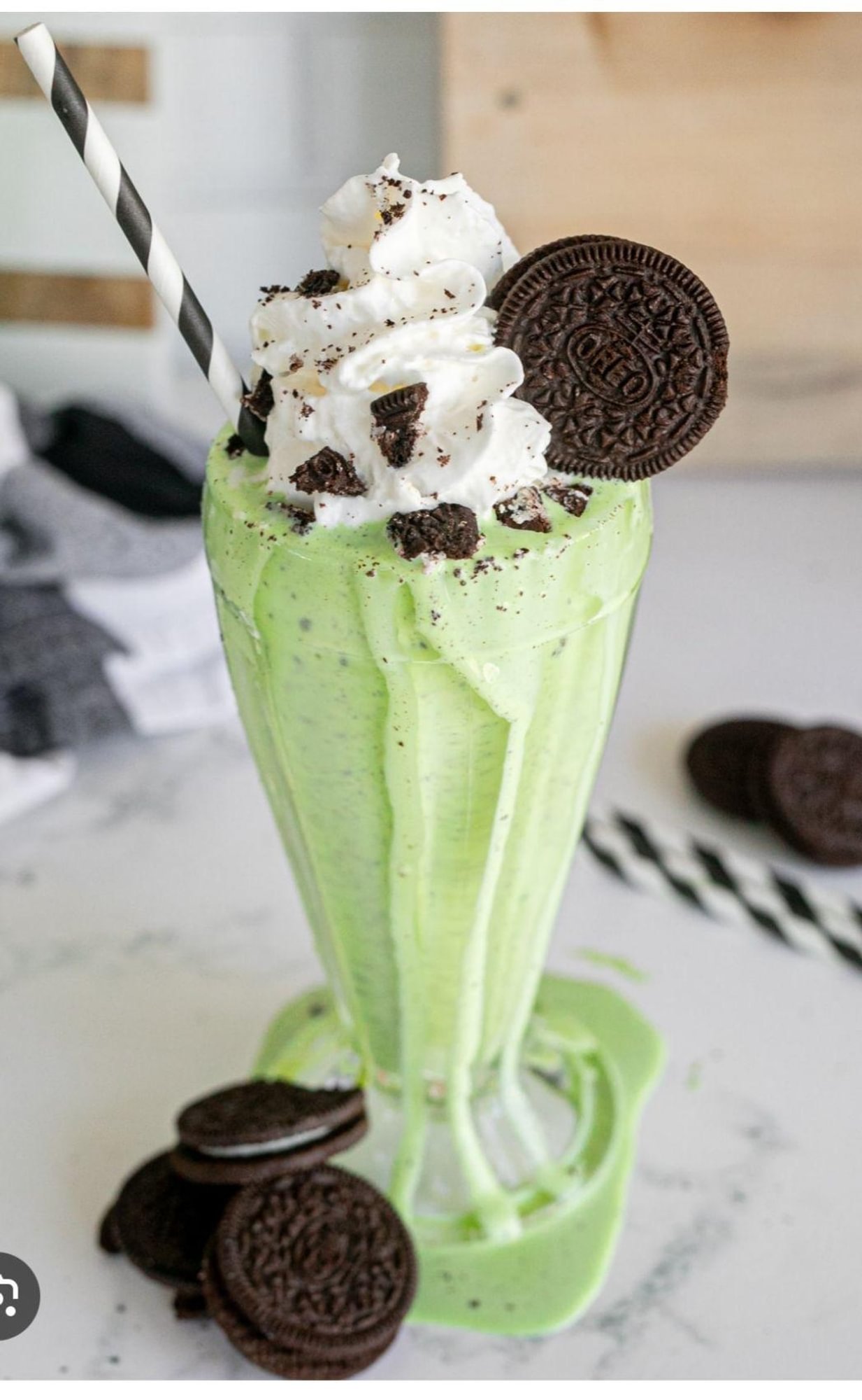 Oreo Mint Milkshake