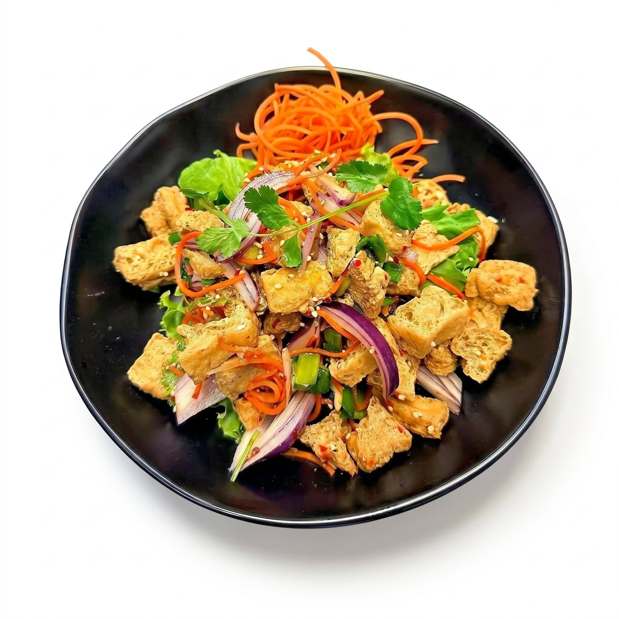 Larb Tofu Salad 🌶️🌶️