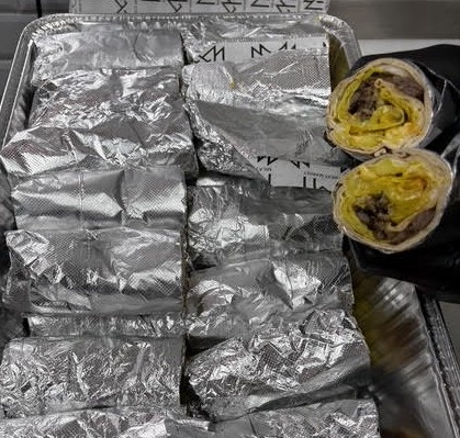 10 Beef Shawarma Wraps Cut 1/2